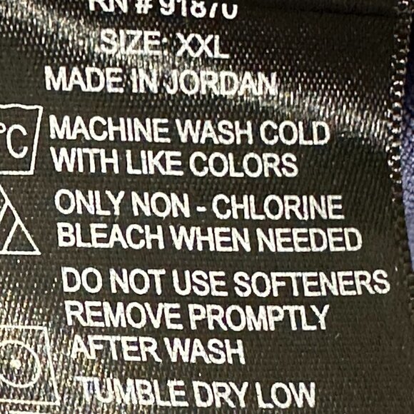 Bolle 1/4 Zip Shirt Mens XXL Blue Colorblock Long Sleeve Pullover Active - Picture 6 of 8